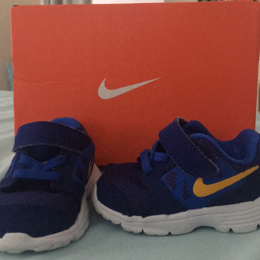 Nike Downshifter 6 Runner Navy/Royal/Yellow